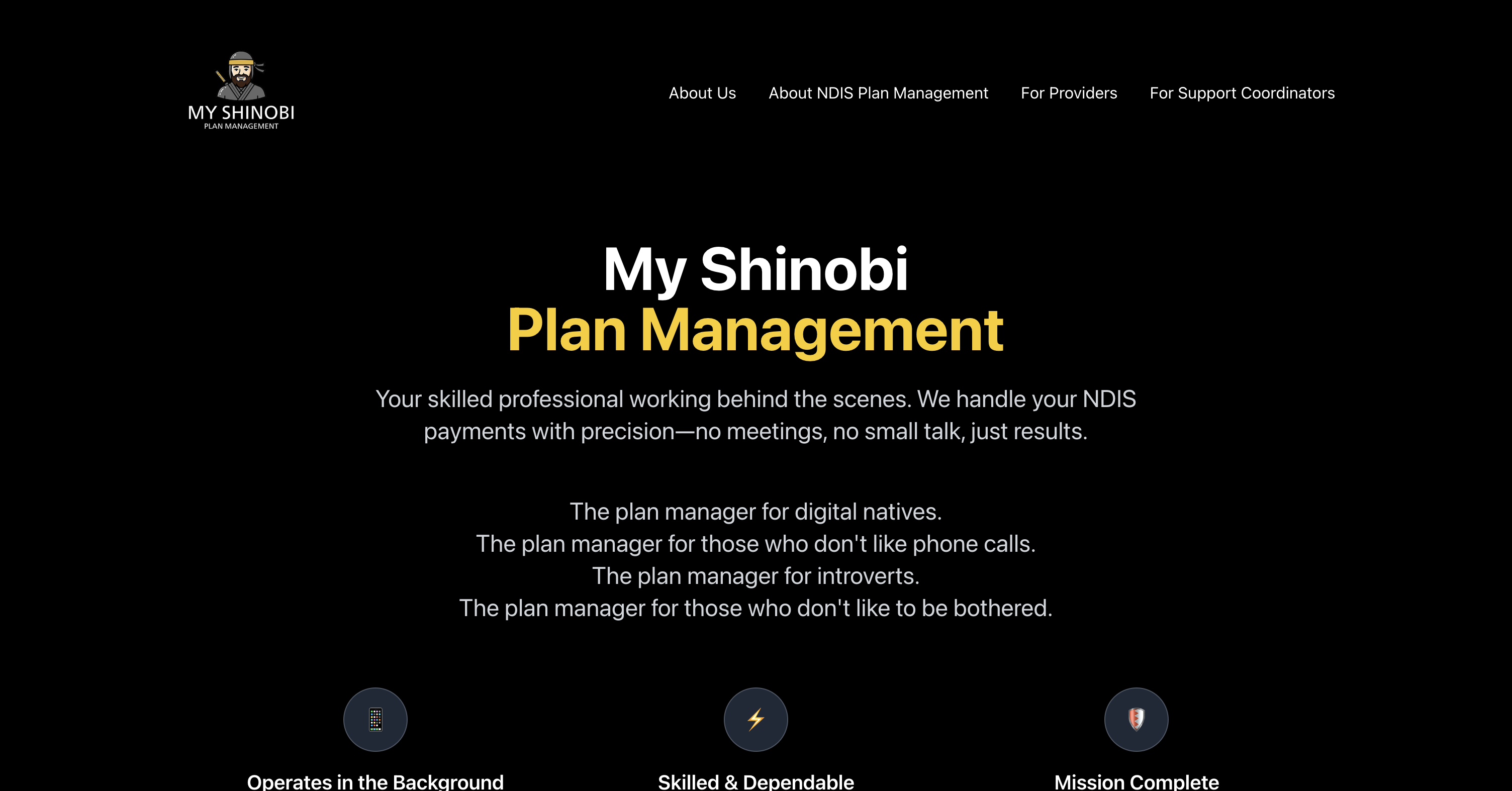 My Shinobi Plan Management